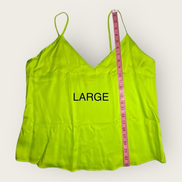 NWT | Ettitude | Signature Sateen Cami Top | Lime Green | Various Sizes - Picture 8 of 12